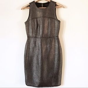 Banana Republic Gunmetal Tweed Dress Silver 6